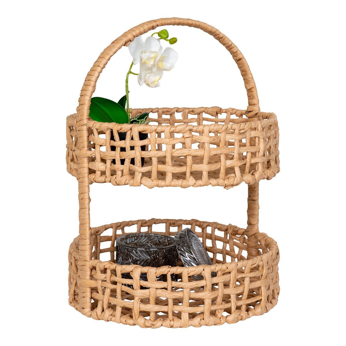 House Nordic ApS - Anadia Tray - Dienblad, papier, naturel, ø29x39 cm - Deco Delights Dienblad