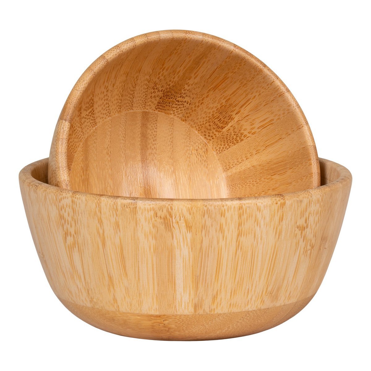 House Nordic ApS - Chefalu Bowl - Kom, bamboe, naturel, set van 2 - Deco Delights