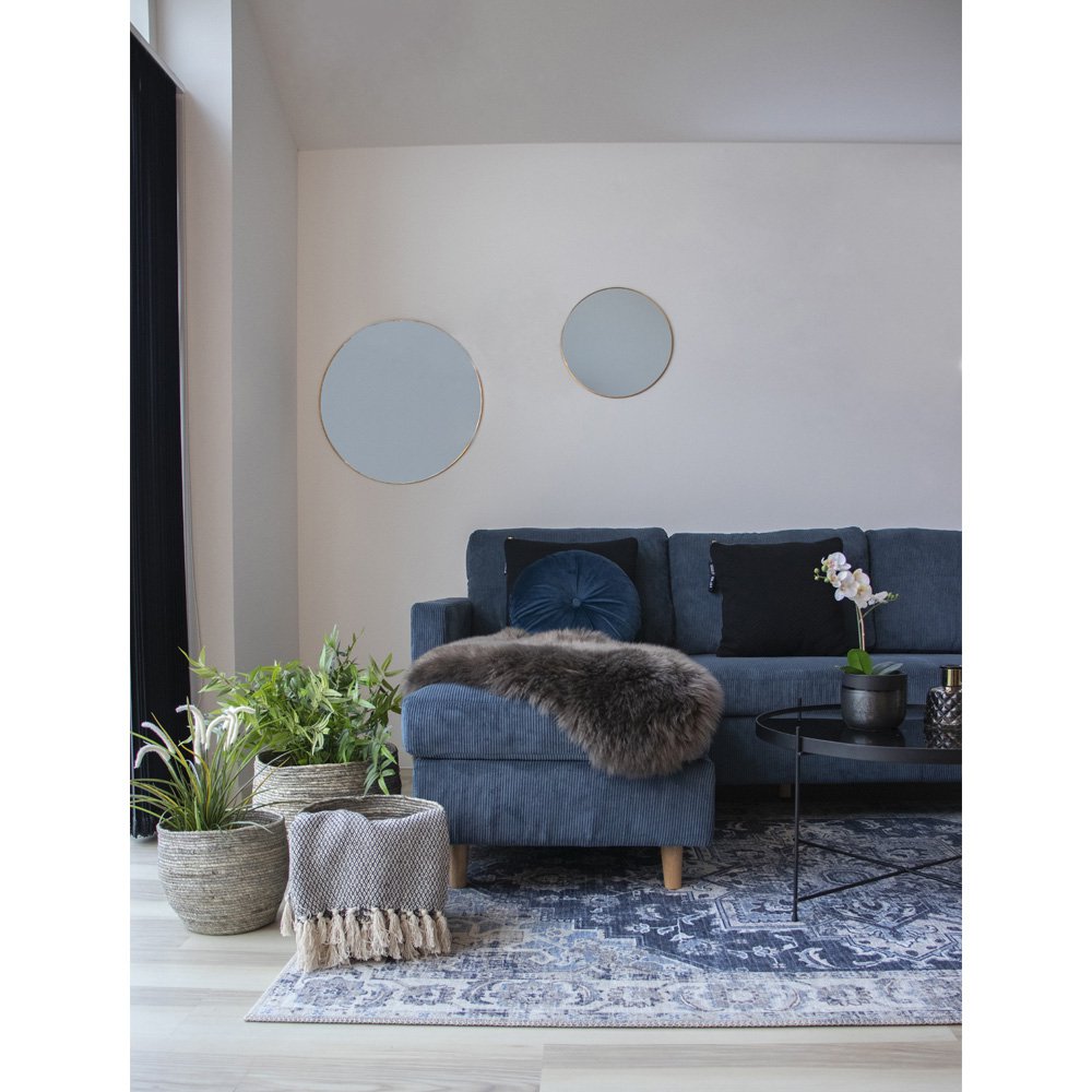 House Nordic ApS - Havana Vloerkleed - Blauw - Deco Delights Vloerkleed