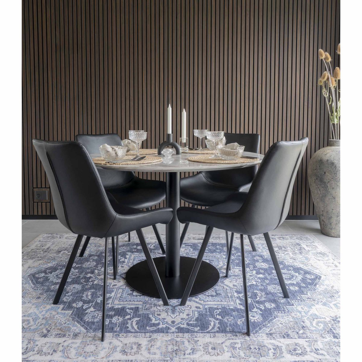 House Nordic ApS - Havana Vloerkleed - Blauw - Deco Delights Vloerkleed