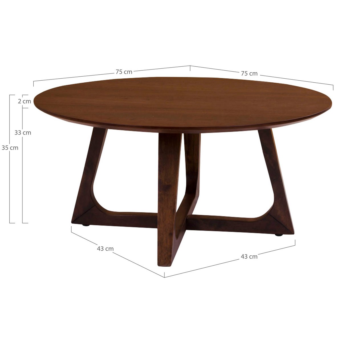 House Nordic ApS - Hellerup salontafel - Deco Delights Salontafel