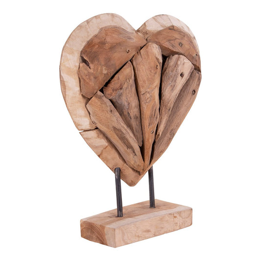 House Nordic ApS - House Nordic Almada Heart - Natuurlijk - Deco Delights Sculptuur