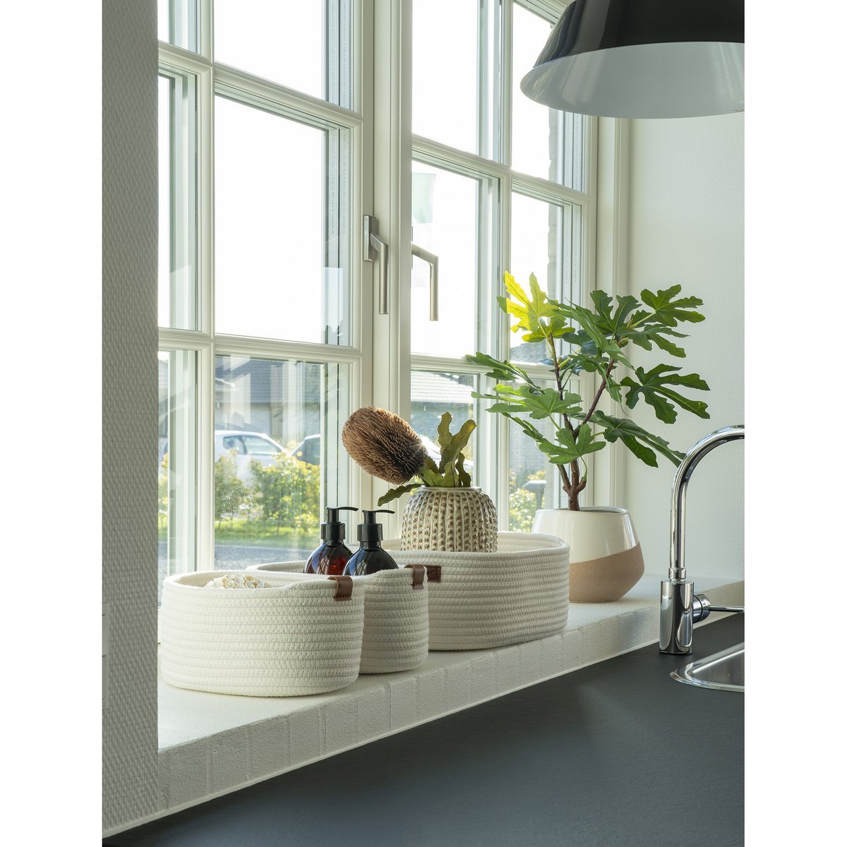 House Nordic ApS - Jarana Manden - Wit - Deco Delights Mand