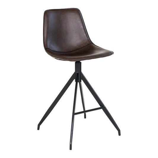 House Nordic ApS - Monaco Counter Chair - Bruin - set van 2 - Deco Delights Barkruk