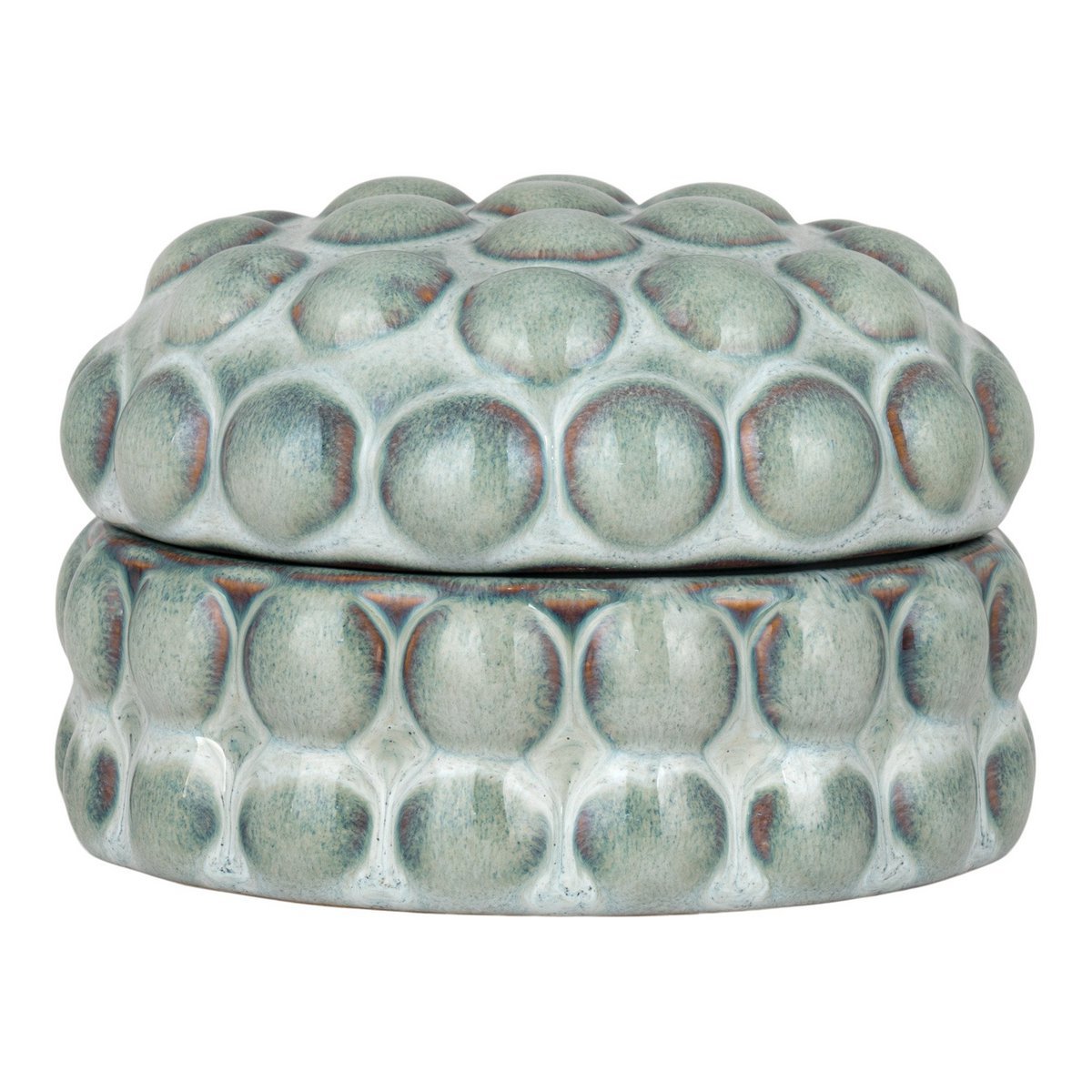 House Nordic ApS - Pot - Pot in keramiek, blauw, Ø12,5x8,5 cm - Deco Delights