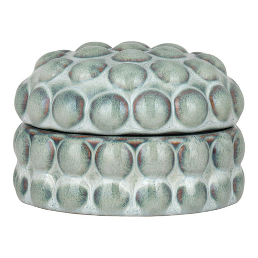House Nordic ApS - Pot - Pot in keramiek, blauw, Ø12,5x8,5 cm - Deco Delights