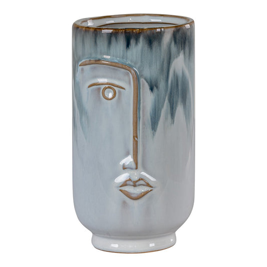 House Nordic ApS - Vaas - 2-kleurig blauw - Deco Delights Vaas