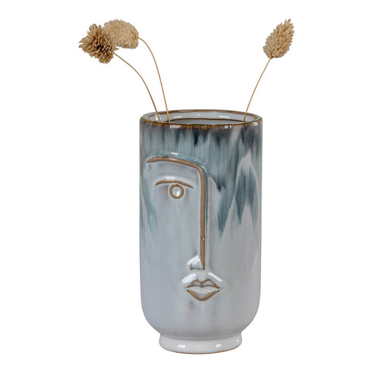House Nordic ApS - Vaas - 2-kleurig blauw - Deco Delights Vaas