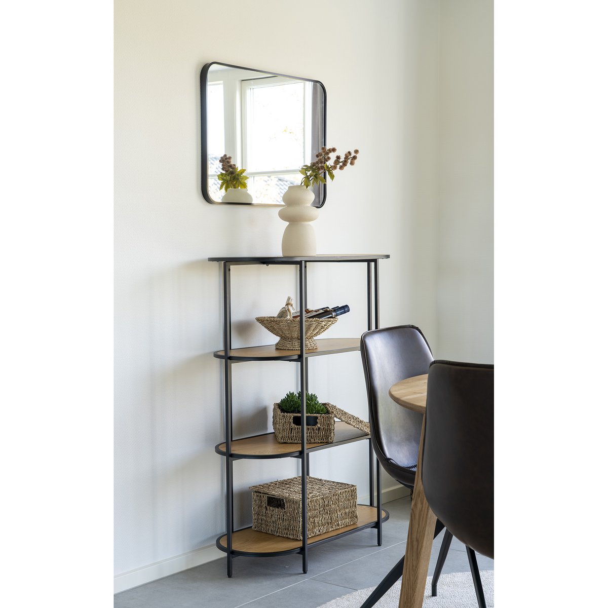 House Nordic ApS - Vita ovale plank - Deco Delights Boekenrek